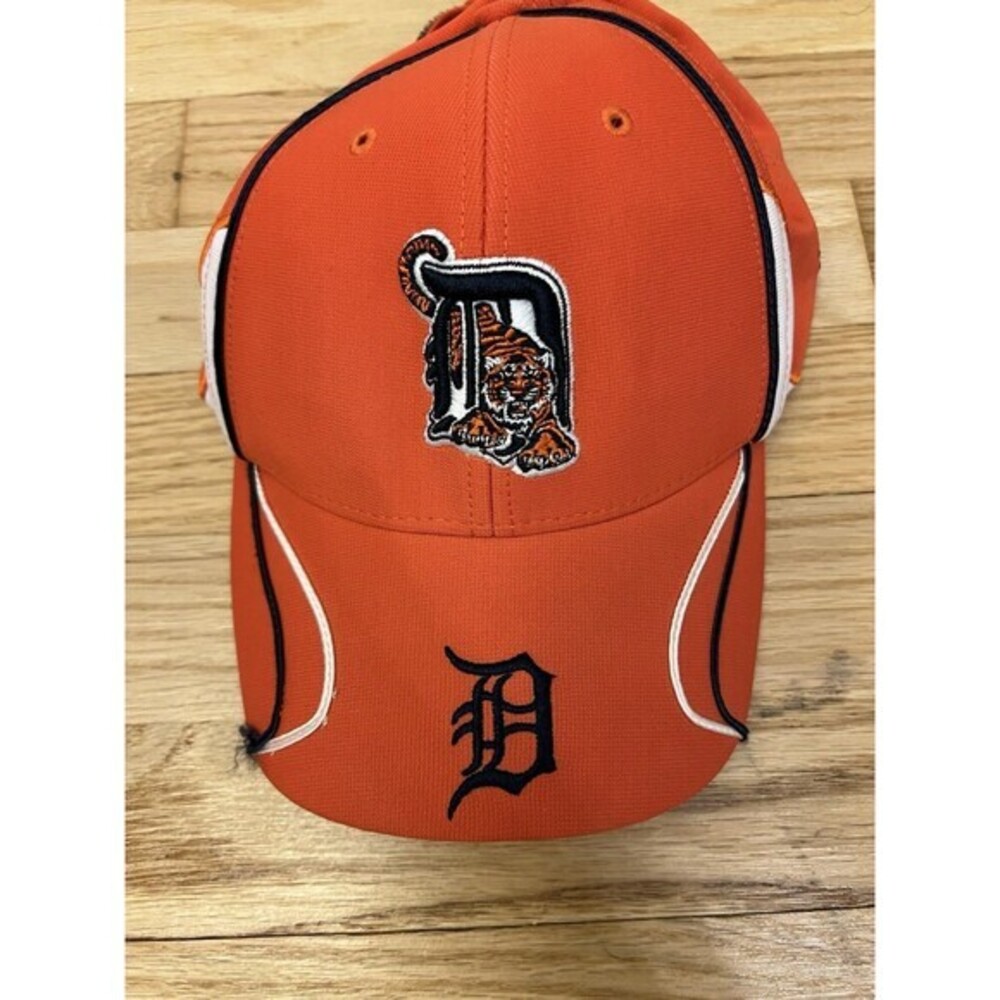 MLB Detroit Tigers OrangeCap Hat ‘47‎ Embroidered Logo Used